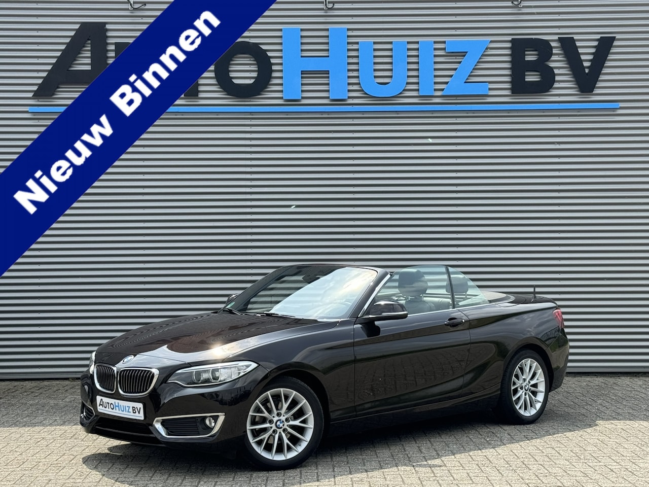 BMW 2-serie Cabrio - 218i Executive Luxury line Xenon Leer Navigatie Stoelverwarming PDC - AutoWereld.nl