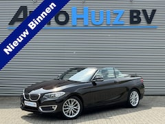 BMW 2-serie Cabrio - 218i Executive Luxury line Xenon Leer Navigatie Stoelverwarming PDC