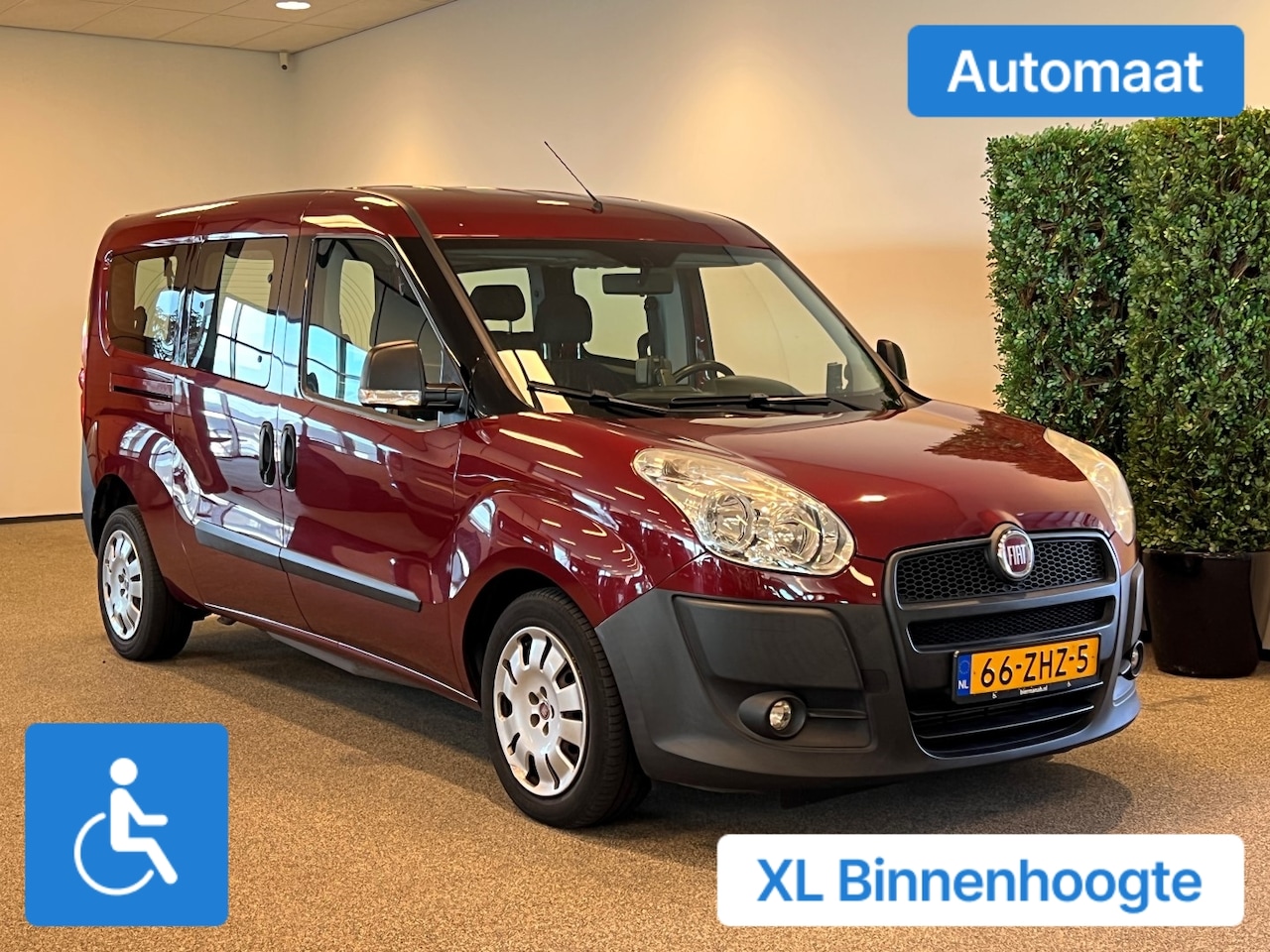 Fiat Doblò - L2 Rolstoelauto Automaat XXL-Ombouw 160cm DIESEL - AutoWereld.nl