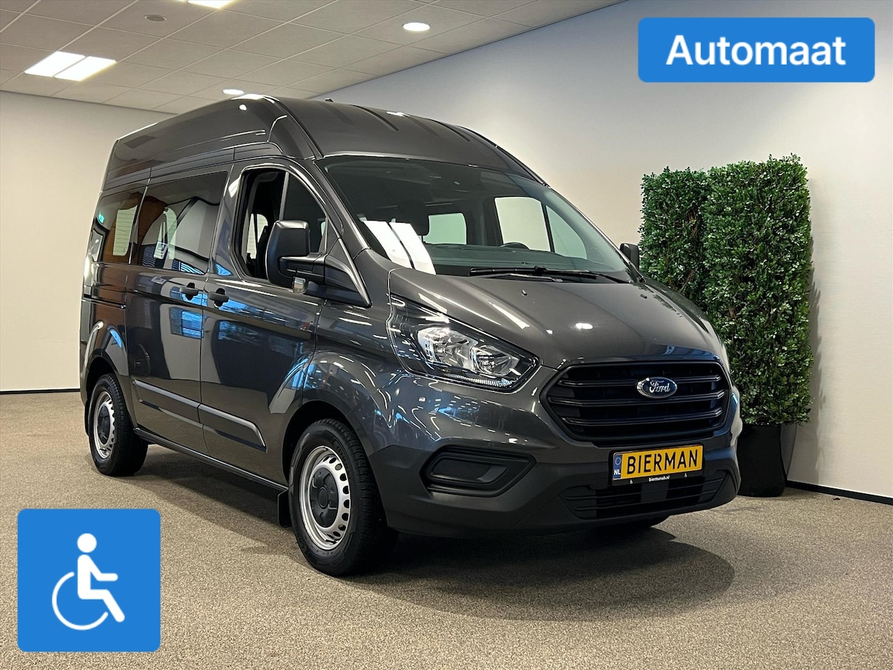 Ford Transit Custom - L1H2 Rolstoelbus Automaat (airco) 3+1 - AutoWereld.nl