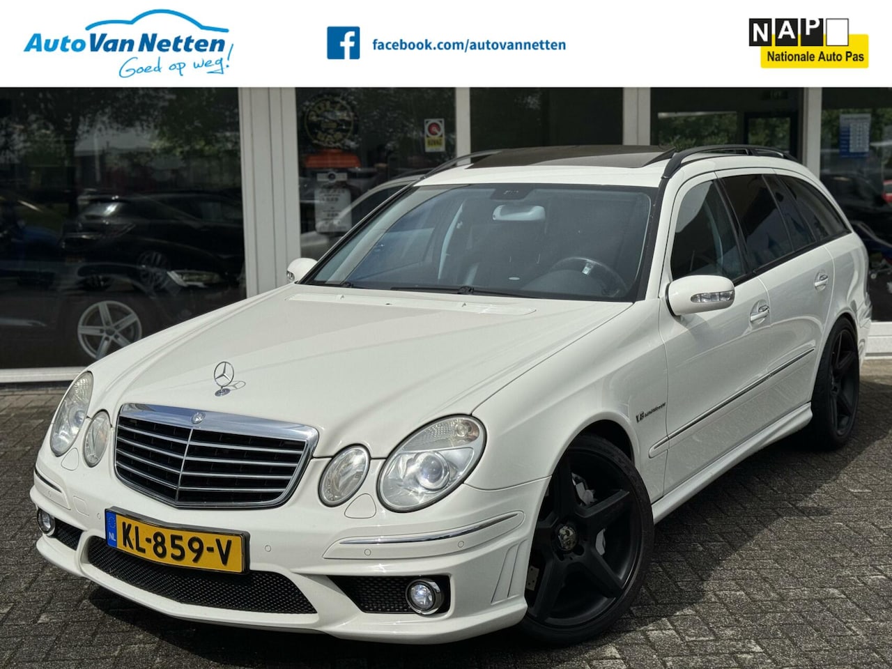 Mercedes-Benz E-klasse Combi - AMG 55 V8 Kompressor,Schuifdak,Clima,Xenon,Pdc,Lmv,Leder, - AutoWereld.nl