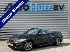 BMW 2-serie Cabrio - 218i High Executive M Sport 18 inch Xenon Lederen interieur PDC Navigatie Stuurverwarming