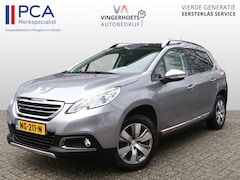 Peugeot 2008 - Hele Luxe en Goed Onderhouden 1.200 benzine Navigatie * 1/2 Leder * Panoramadak * Trekhaak