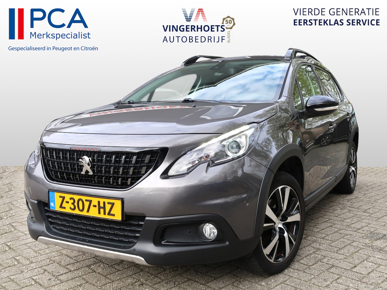 Peugeot 2008 - 110 Pk Superluxe *** GT-Line *** Panoramadak * Navigatie * Parkeer Camera * 1/2 Leder * Pa - AutoWereld.nl