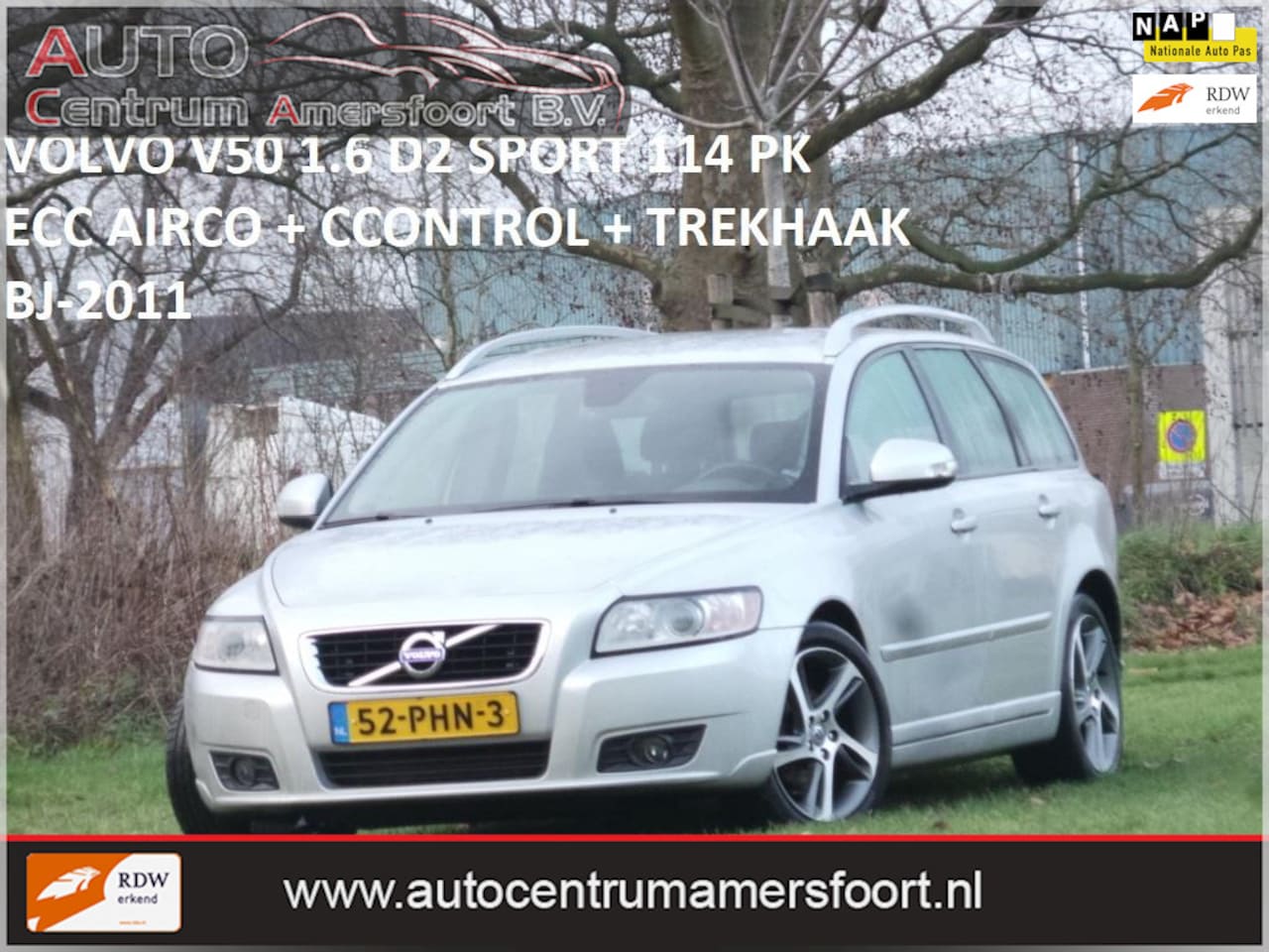 Volvo V50 - 1.6 D2 Sport 1.6 D2 Sport ( INRUIL MOGELIJK ) - AutoWereld.nl