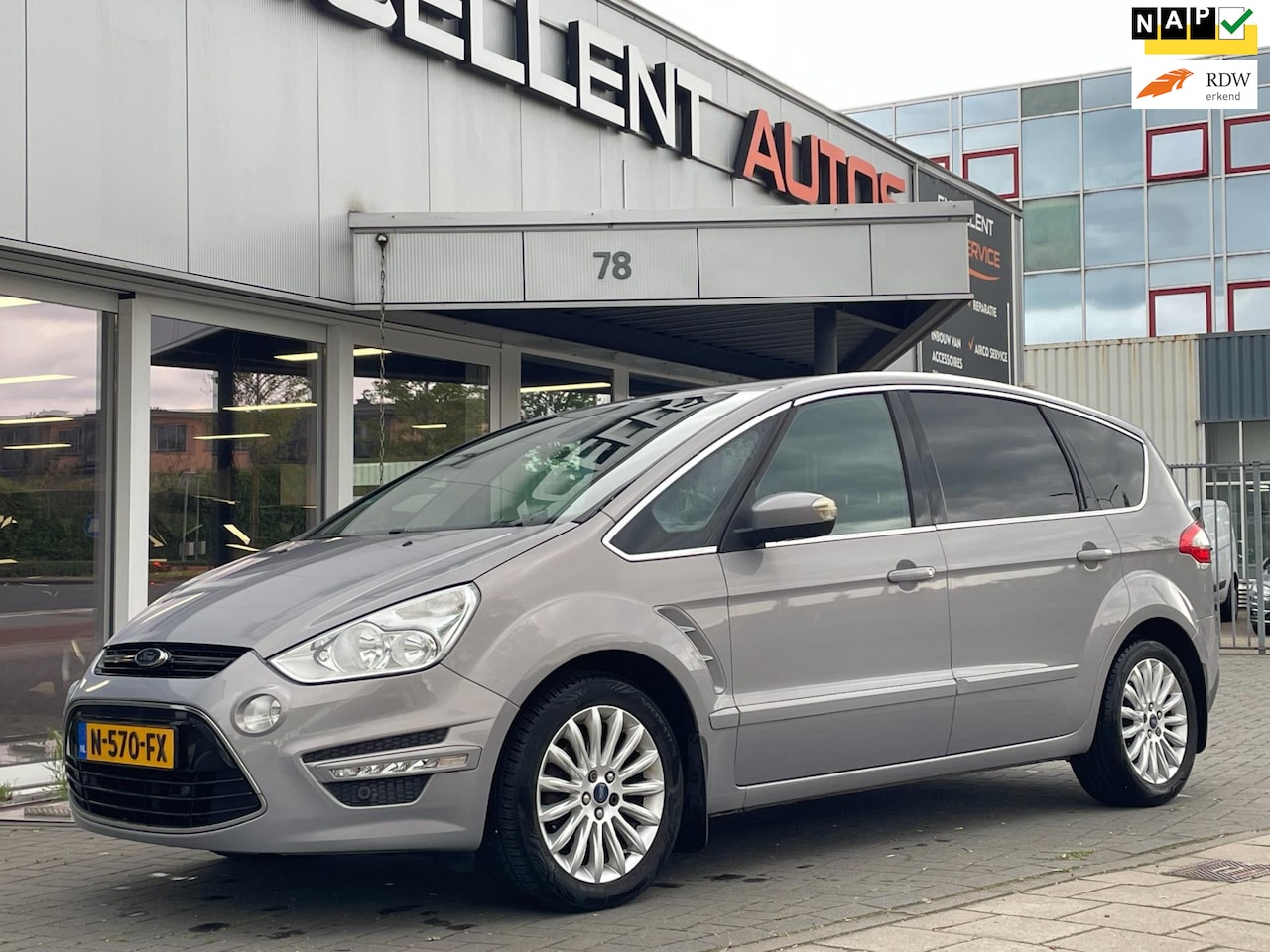 Ford S-Max - 2.0 EcoBoost S Edition Automaat - Navigatie - Leder - AutoWereld.nl