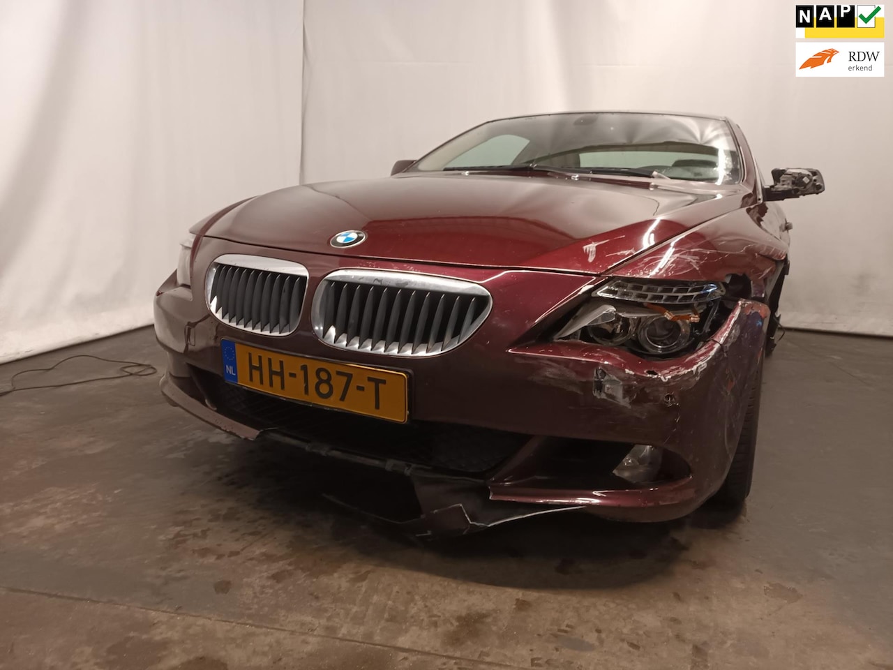 BMW 6-serie - 630i - Airco - Navi - Xenon - Export - Schade - AutoWereld.nl