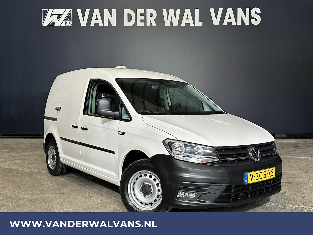 Volkswagen Caddy - 2.0 TDI L1H1 Euro6 Airco | Navigatie | Camera | Cruisecontrol | Trekhaak Parkeersensoren, - AutoWereld.nl