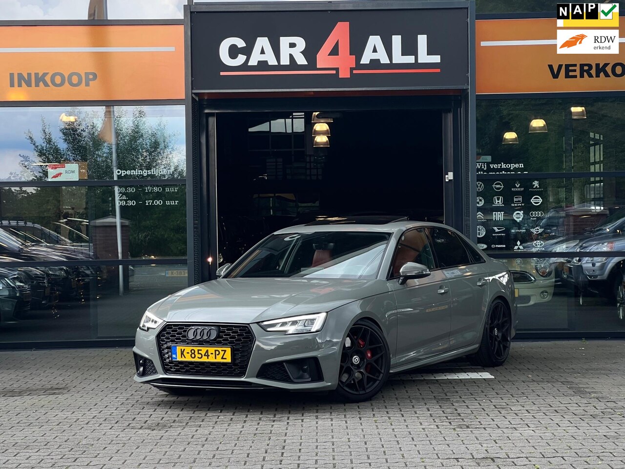 Audi S4 - Limousine 3.0 TFSI S4 quattro Pro Line Plus B&O/CARBON/HRE VELGEN/ROOD LEDER!! - AutoWereld.nl