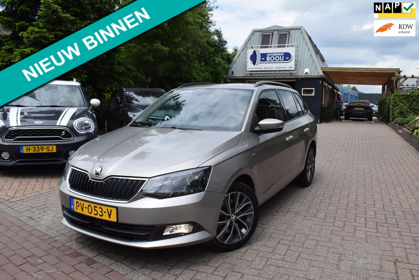 Skoda Fabia Combi - 110 PK TSI Drive AUTOM/CRUISE/NAVI/AIRCO-ECC/BLUETOOTH/PDC/NL-AUTO/LMW 16 INCH/USB - AutoWereld.nl