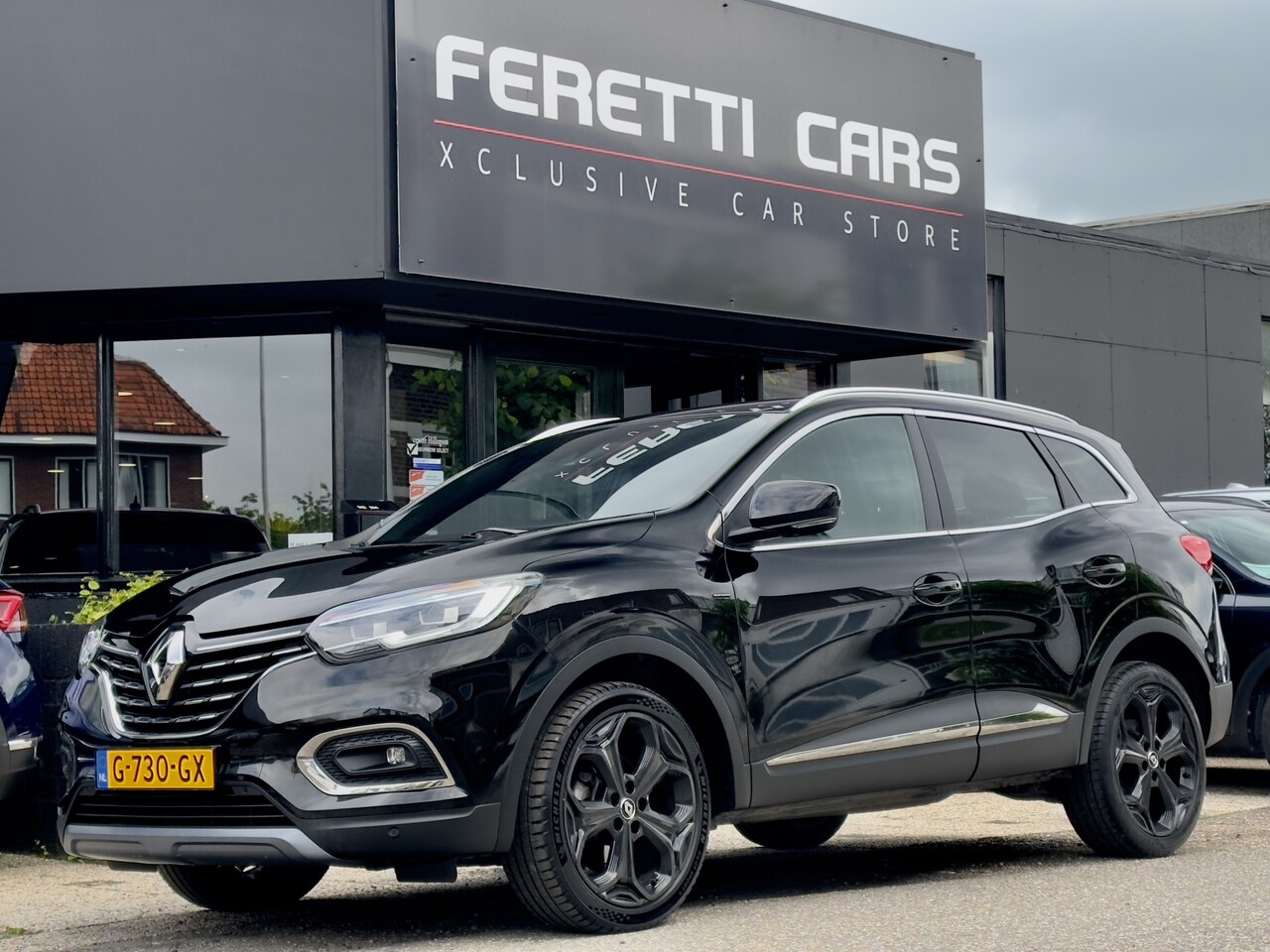 Renault Kadjar - 1.3 TCe AUT7 BLACK EDITION DESIGNO-LEDER NAVI CAMERA LED LMV PDC - AutoWereld.nl