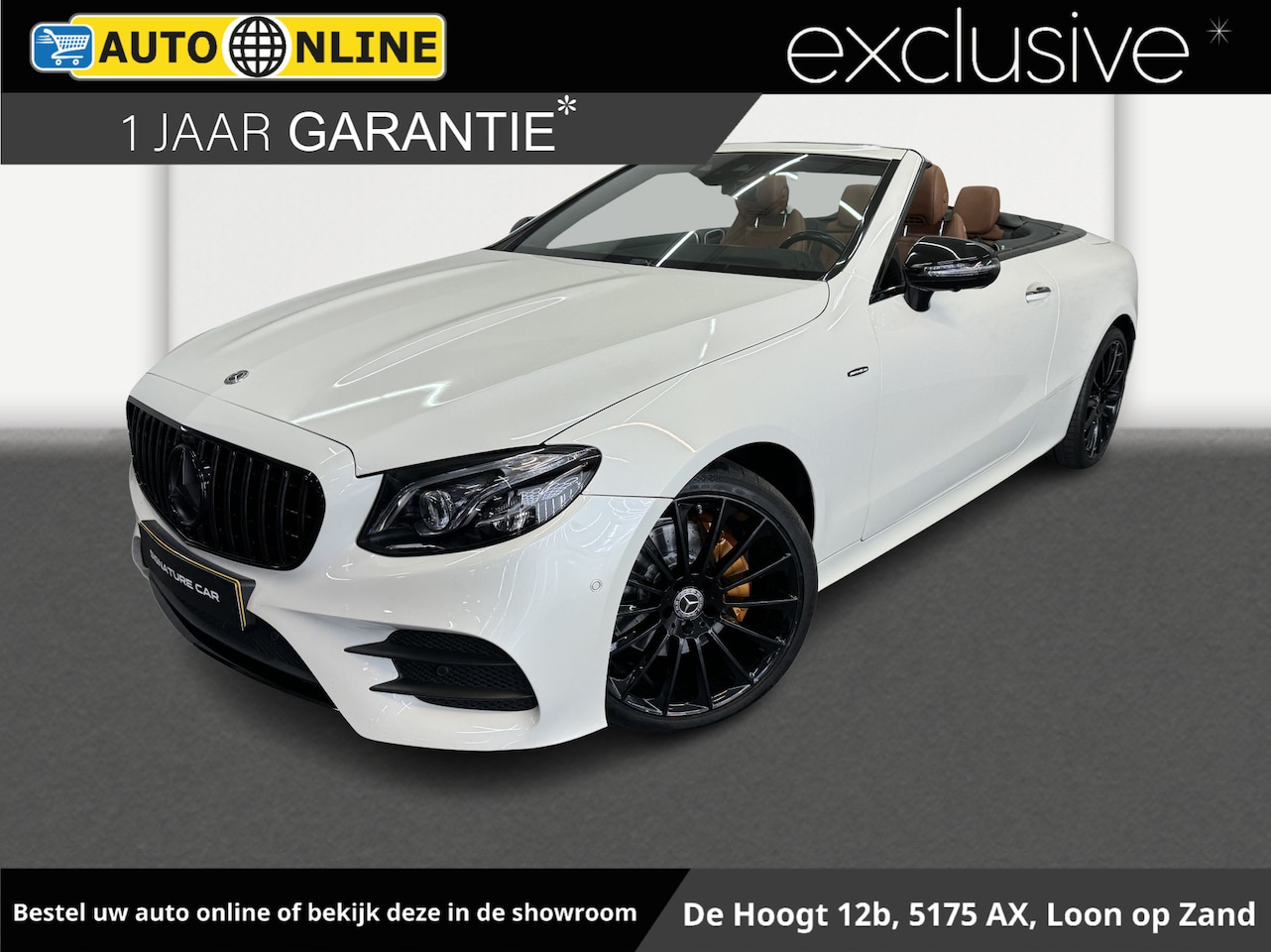 Mercedes-Benz E-klasse Cabrio - 220 d Premium AMG ✅AMG-Line✅STOELVENTILATIE✅Full Digital Dash✅BURMESTER✅WIDE SCREEN✅SFEERV - AutoWereld.nl