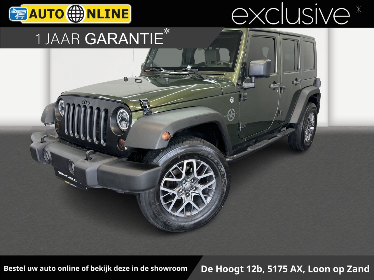 Jeep Wrangler Unlimited - 3.8 High Sport✅Airco✅Cruise Control✅Achteruitrijcamera✅Trekhaak✅DAB✅Bluetooth✅ - AutoWereld.nl