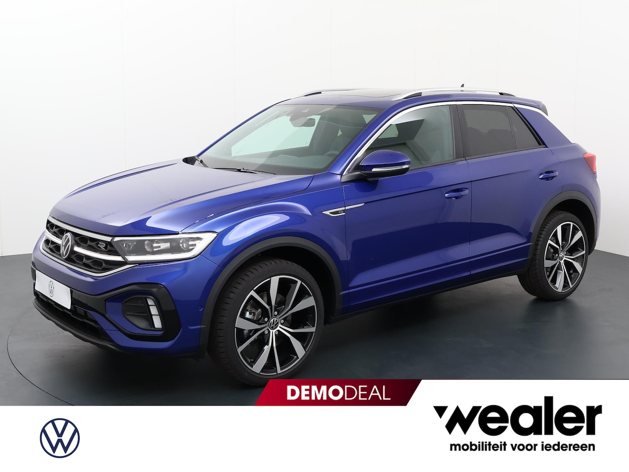 Volkswagen T-Roc - R-Line Business 1.5 110 kW / 150 pk TSI SUV 7 vers n. DSG | Panoramadak | Side assist | LE - AutoWereld.nl