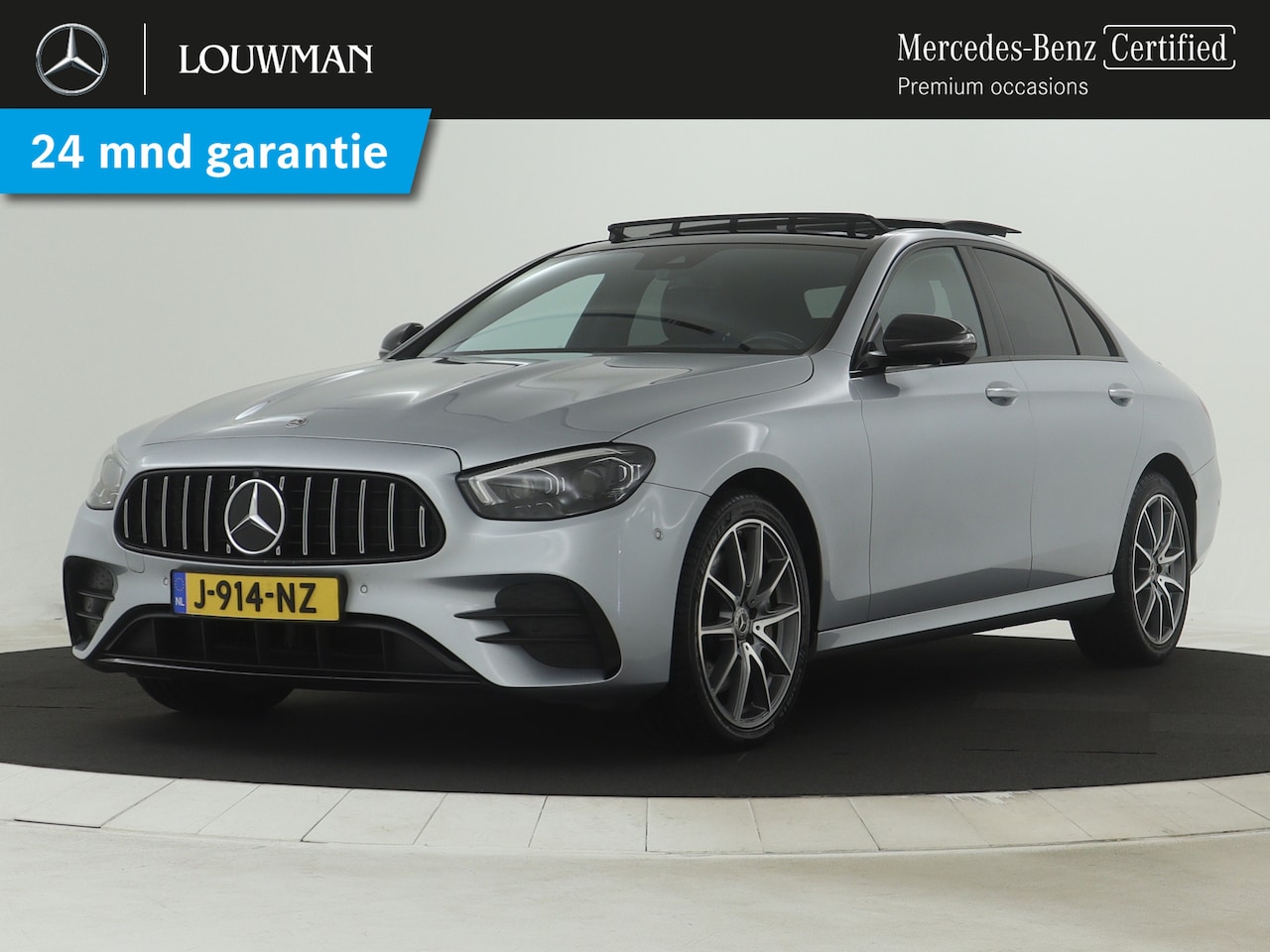 Mercedes-Benz E-klasse - 300de AMG Nightpakket Ed. | Panoramadak | Burmester audio | Memory | Keyless go | Augmente - AutoWereld.nl