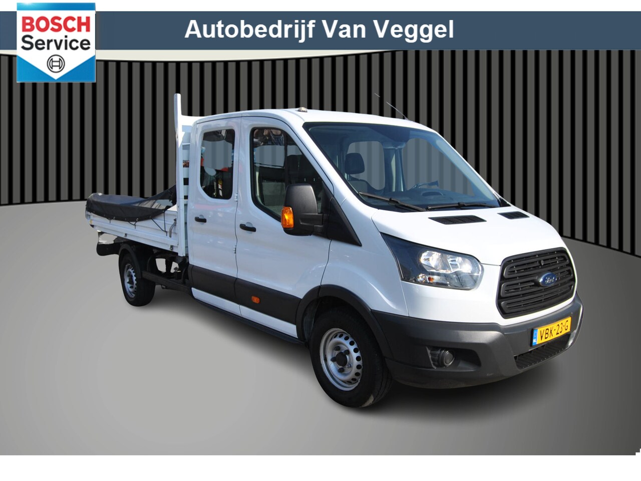 Ford Transit - 350 2.0 TDCI L4H1 DC Ambiente kiep functie, elek ramen, trekhaak - AutoWereld.nl