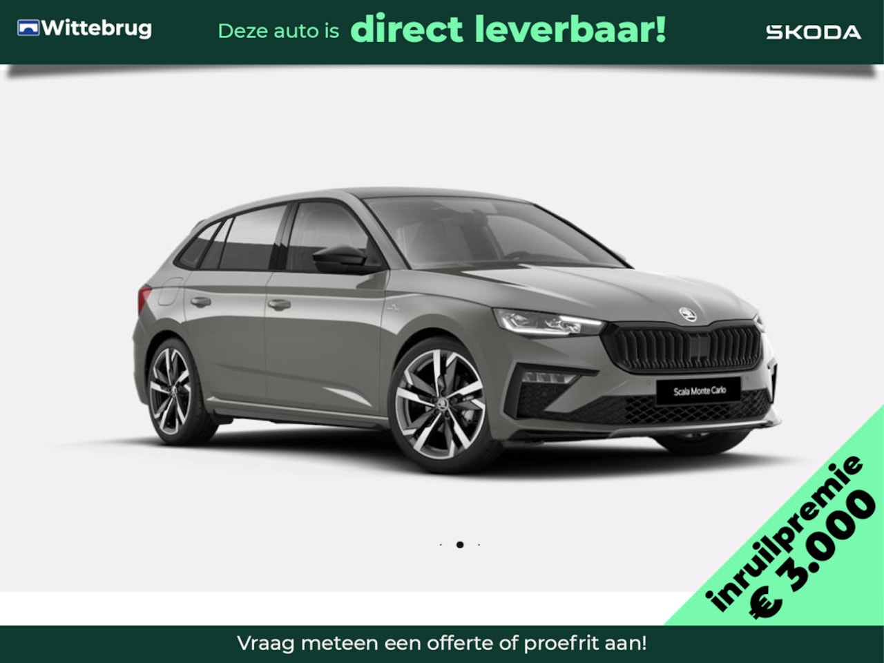 Skoda Scala - 1.0 TSI Monte Carlo/ Travelassist/ Navigatiepakket/ 18'' inch lichtmetalen velgen/ Simply - AutoWereld.nl