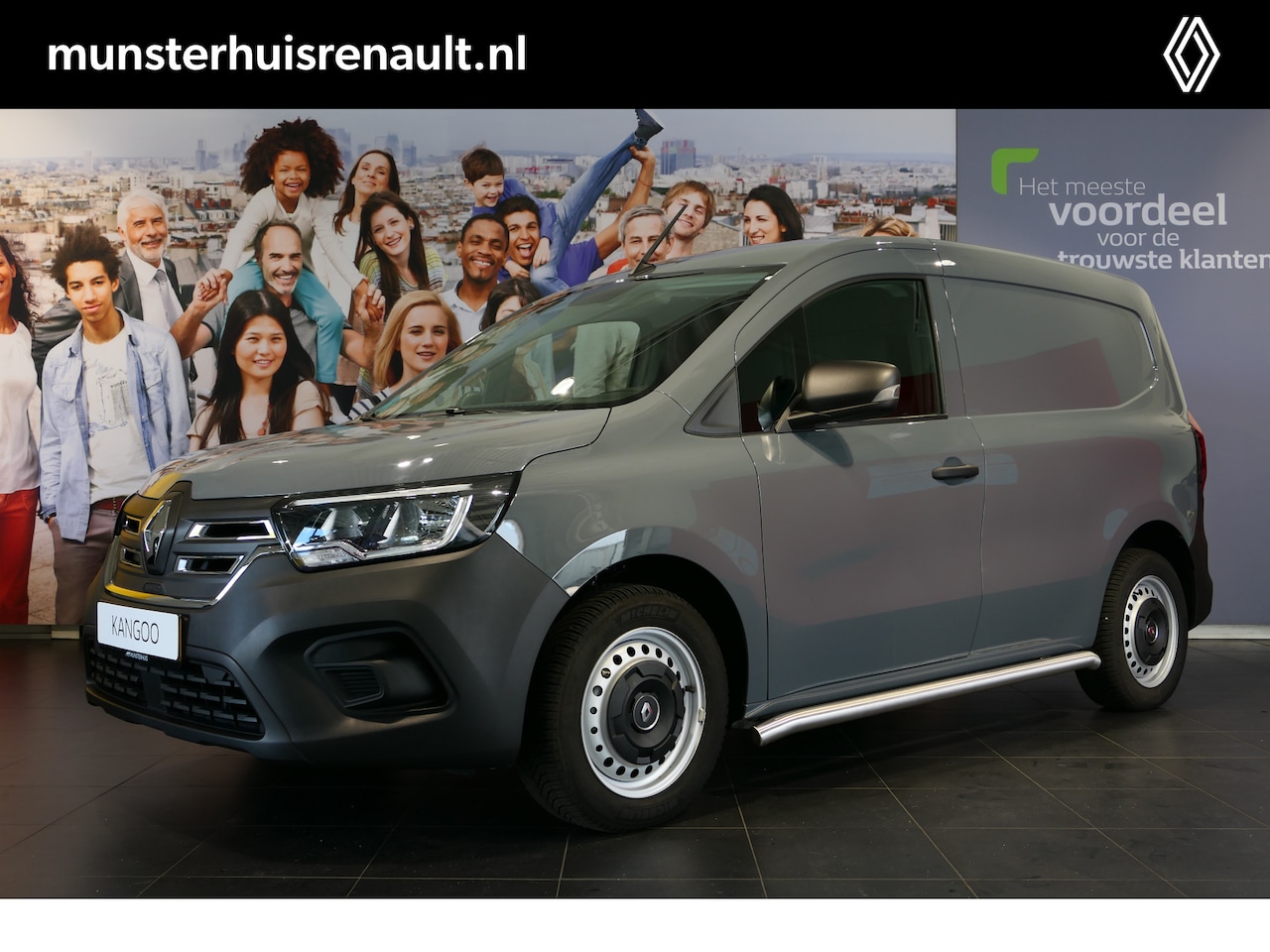 Renault Kangoo E-Tech - Advance 22 kW 44 kWh - All Seasons, Trekhaak, Cruise, Sidebars, Sensor Achter - AutoWereld.nl