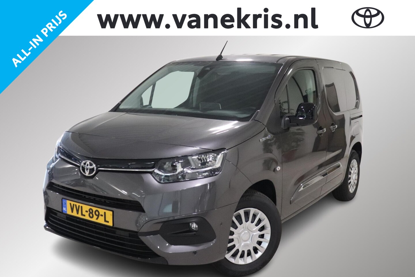 Toyota PROACE CITY Electric - Prof 50 kWh, 2e berijdersstoel en schuifdeur, Laadvloer, Camera, Lat om Lat, BSM, Sensoren - AutoWereld.nl