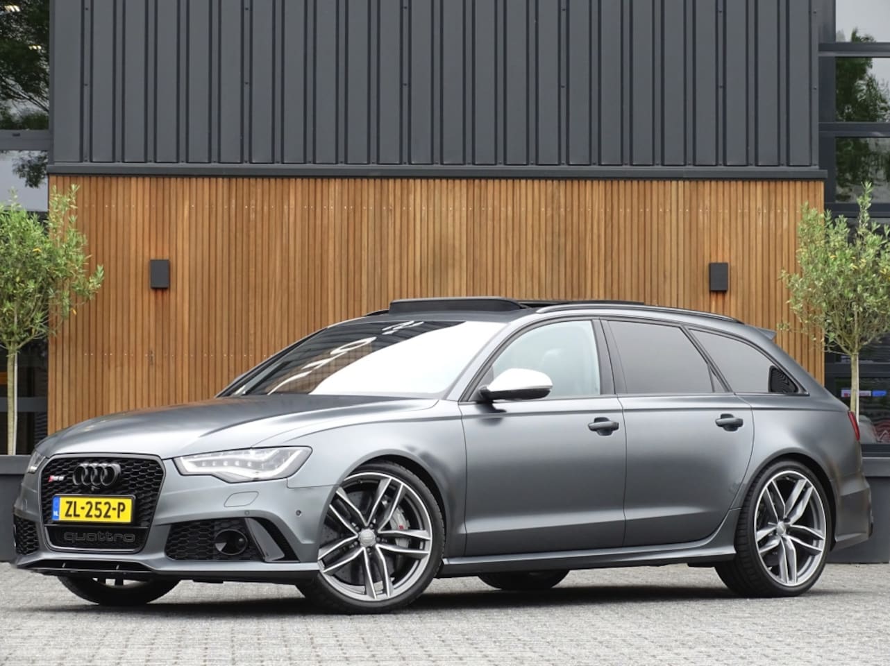 Audi A6 Avant - 4.0 TFSI V8T RS6 561PK Quattro / PL + / B&O / Miltech - AutoWereld.nl