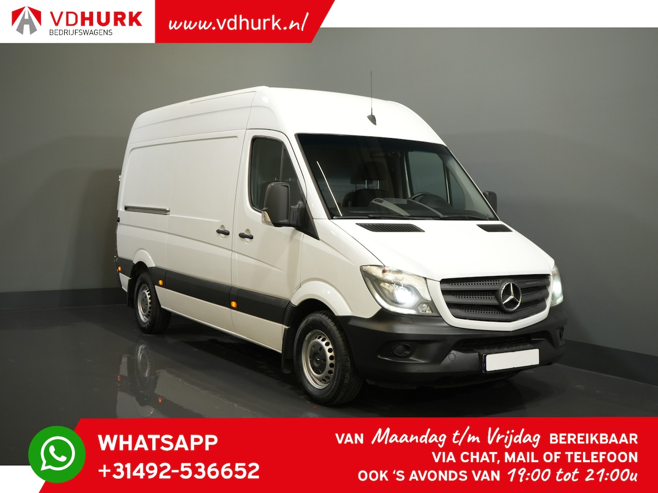 Mercedes-Benz Sprinter - 2.2 CDI 316 L2H2 3,5t trekverm/ Xenon/ Standkachel/ Stoelverw./ Gev.Stoel - AutoWereld.nl