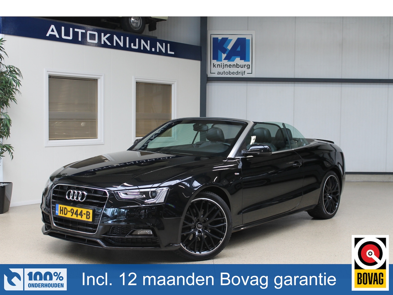 Audi A5 Cabriolet - 1.8 TFSI 177pk Sport Edition NL auto | B&O audio | Leder | Nekventilatie | 100% (Dealer) o - AutoWereld.nl