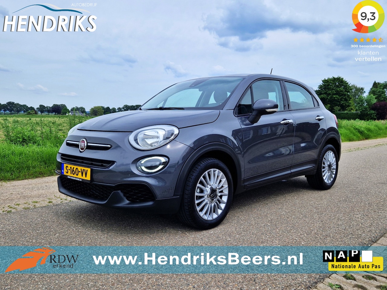 Fiat 500 X - 1.0 GSE Lounge - 120 Pk - Euro 6 - Navi - Climate Control - Cruise Control - AutoWereld.nl