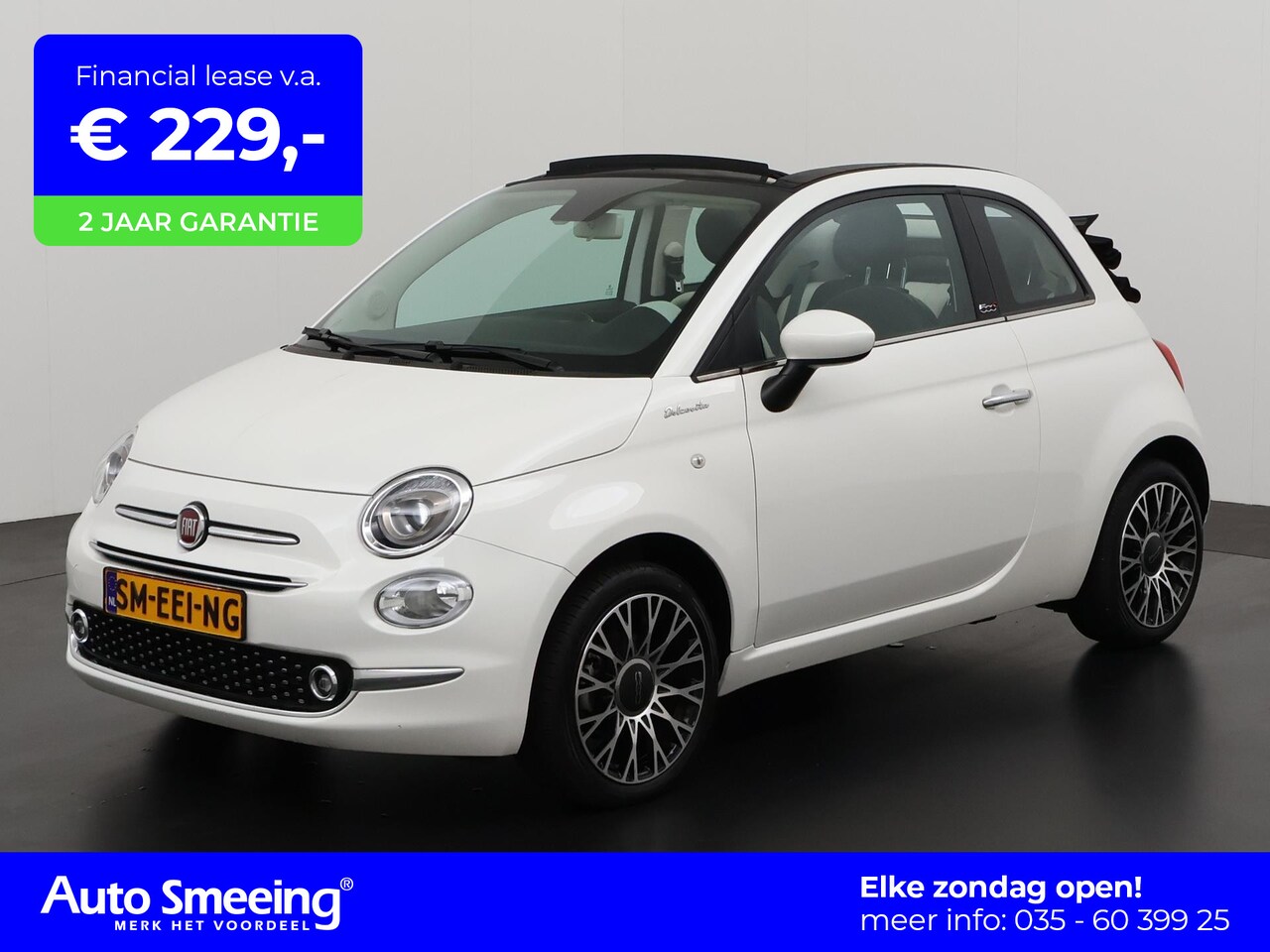 Fiat 500 C - 1.0 Hybrid Dolcevita | Apple Carplay | Parkeersensor | Navigatie | Zondag Open! - AutoWereld.nl