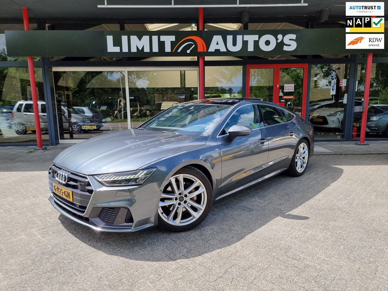 Audi A7 Sportback - 45 TFSI/S-Line/AUT/Pano/Leer/Adapt.Cr/Navi/Clima V+A/Camera 360/PDC/NAP!! - AutoWereld.nl