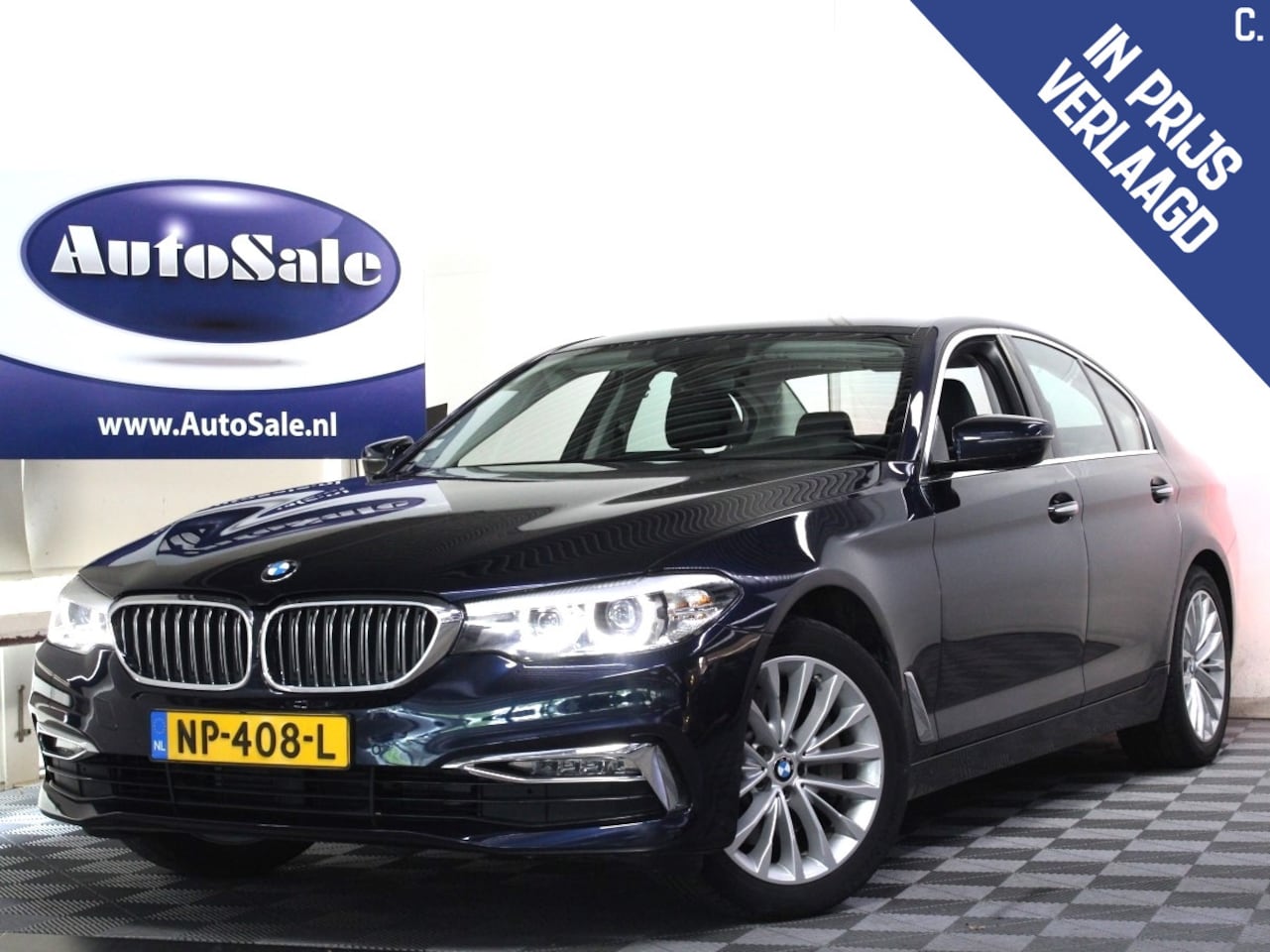 BMW 5-serie - 530i Executive 252pk NL-AUTO LEDER NAV LED '17 - AutoWereld.nl