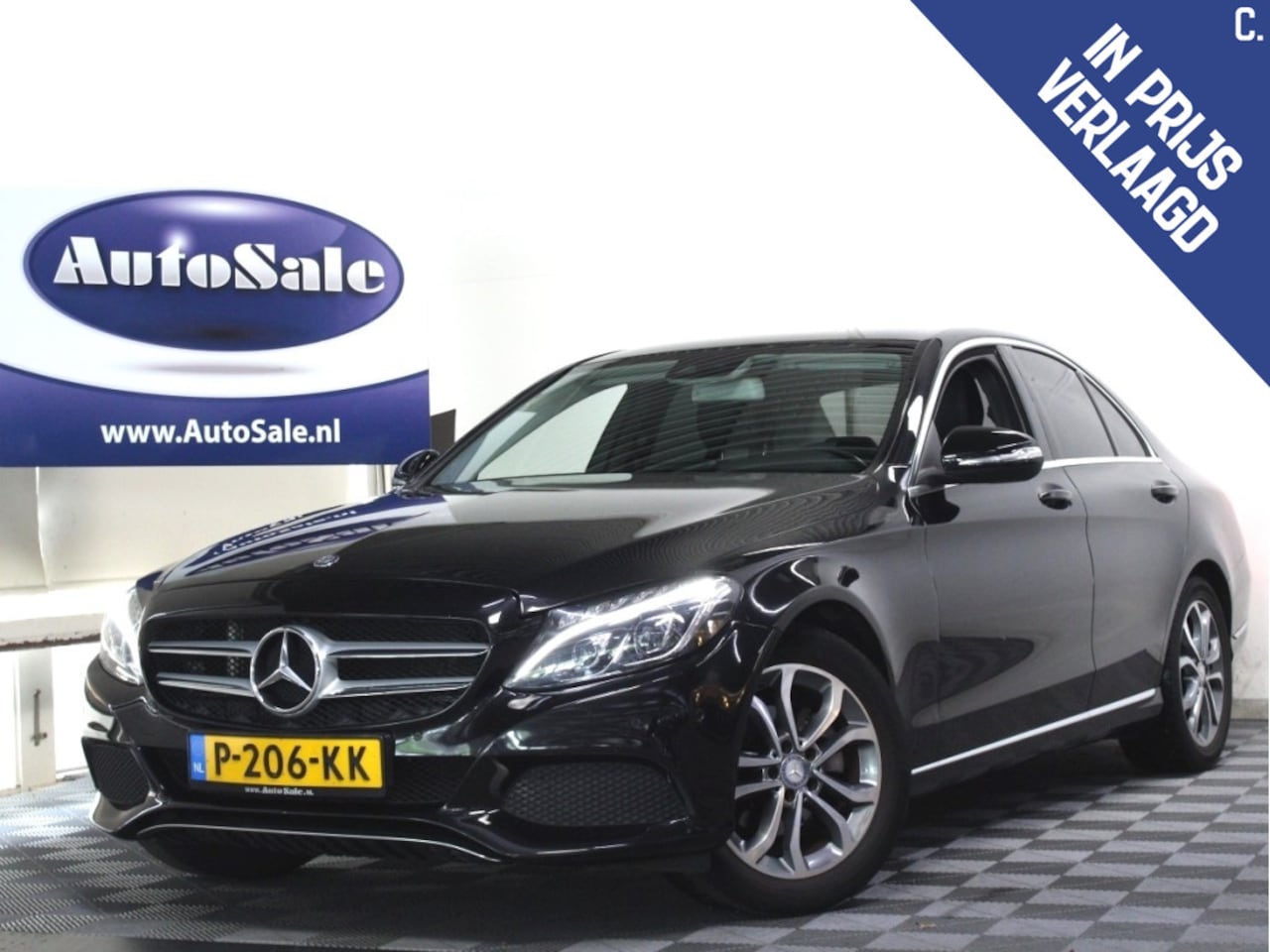 Mercedes-Benz C-klasse - 180 AUT Prestige LEDER NAV STOELVW LED BT '14 - AutoWereld.nl