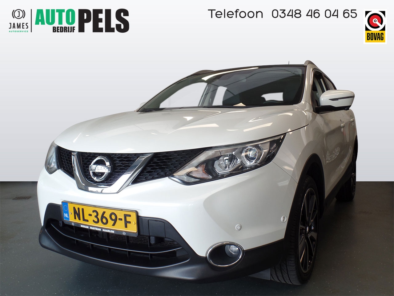 Nissan Qashqai - 1.2 Tekna Navigatie, Clima controle, Panodak, Ledere bekleding, Lm velgen 17, Achteruitrij - AutoWereld.nl