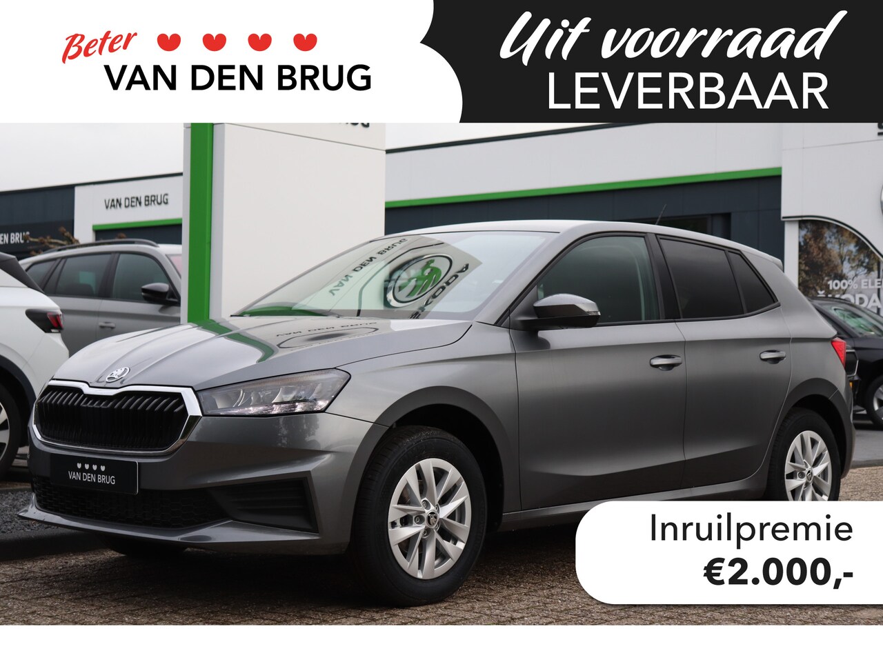 Skoda Fabia - 1.0 TSI 95pk Selection | Sunset | Airco | Parkeersensoren achter | Cruise control | 15" li - AutoWereld.nl