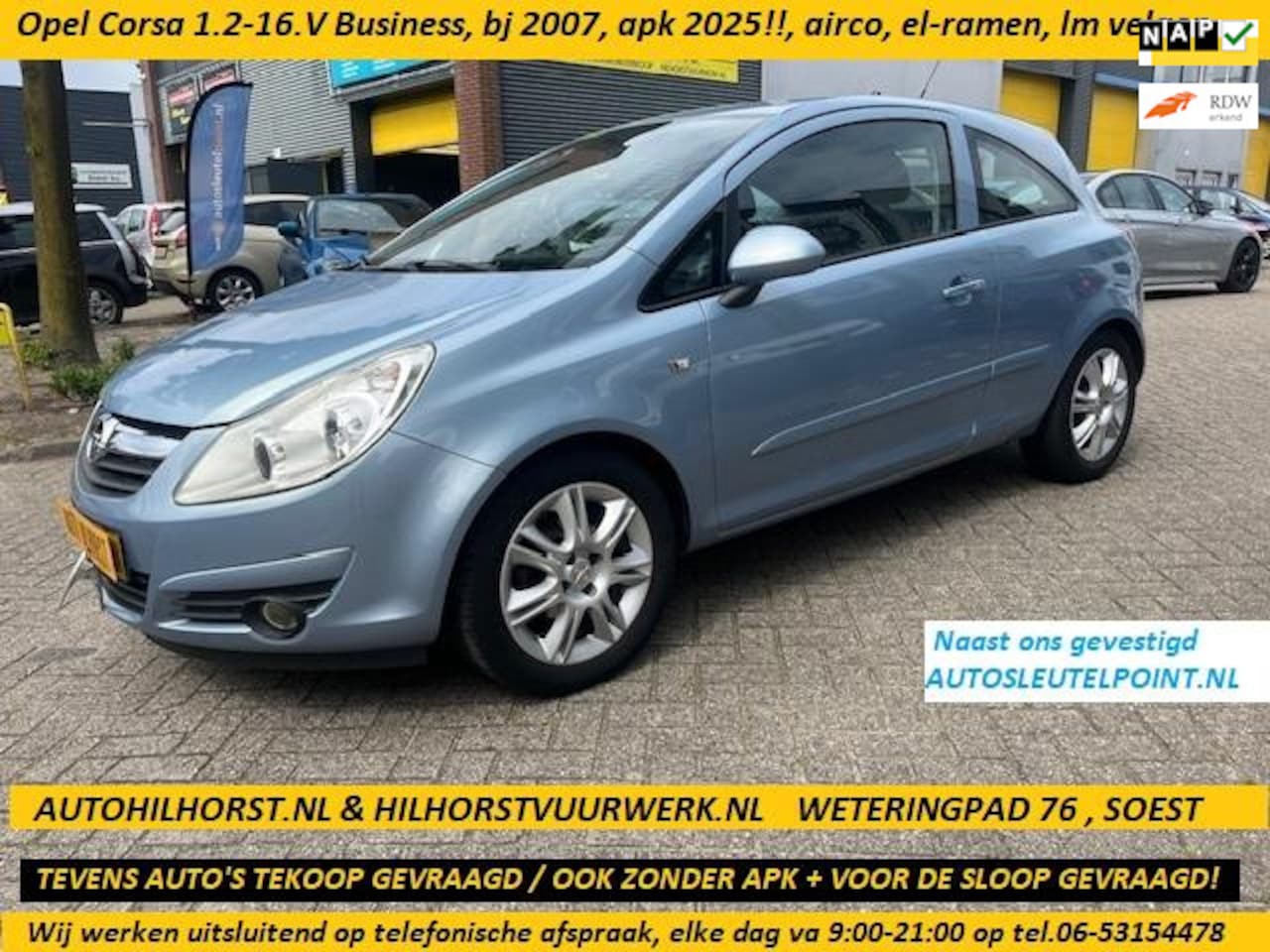 Opel Corsa - 1.2-16V Business 1.2-16V Business, van particulier , zeer nette auto, div optie's - AutoWereld.nl