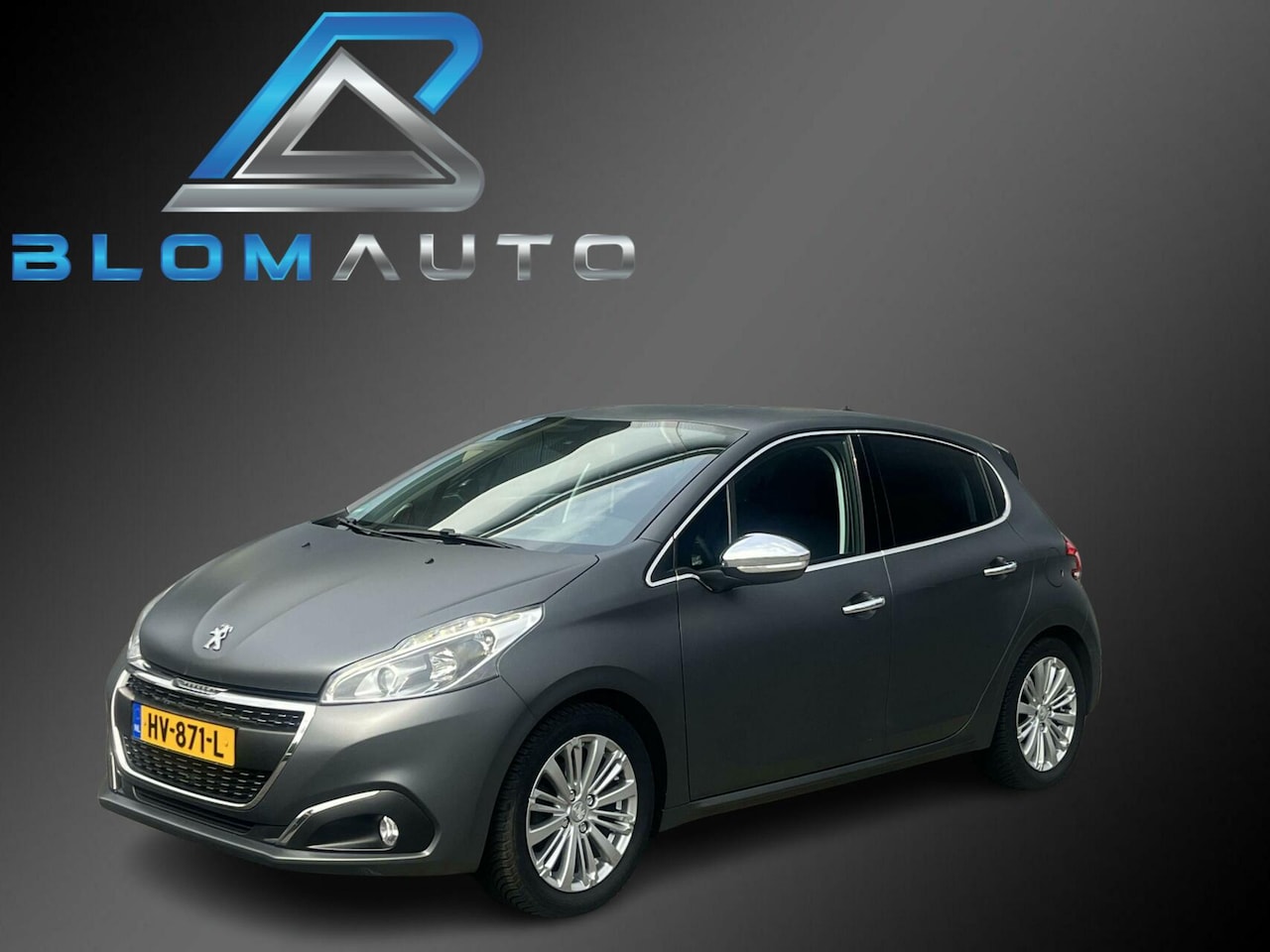 Peugeot 208 - 1.6 BlueHDi 100PK MAT GRIJS!! NAVI+AFN TREKHAAK - AutoWereld.nl