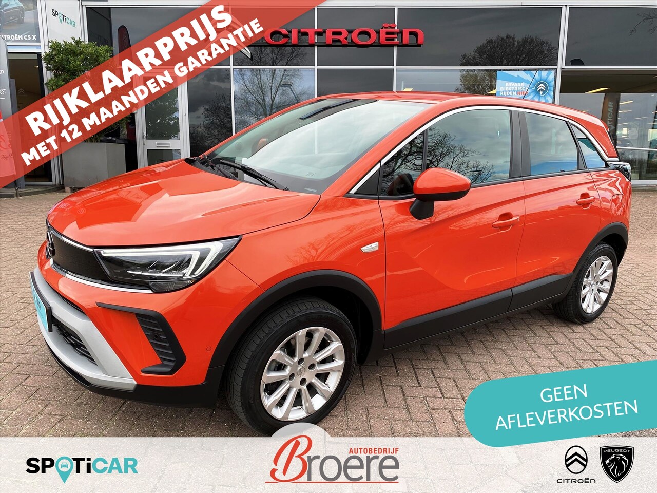 Opel Crossland - 1.2 130pk Automaat Elegance | camera, pdc v&a, dab, navigatie, dodehoekdetectie, armsteun, - AutoWereld.nl