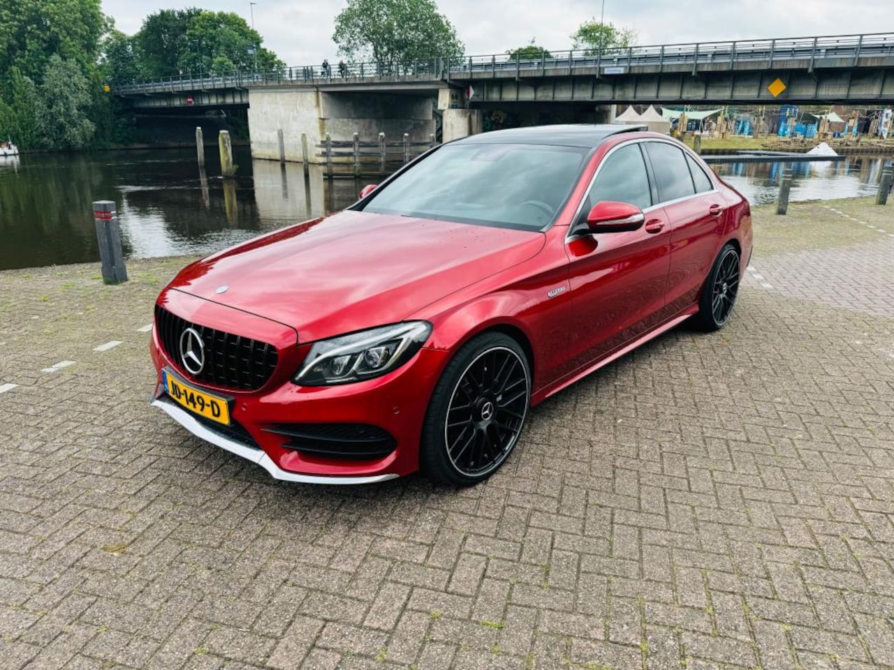 Mercedes-Benz C-klasse - 220 CDI Edition 1 Amg geheel c43 uitgevoerd Panorama dak geheel dealer onderhouden super m - AutoWereld.nl