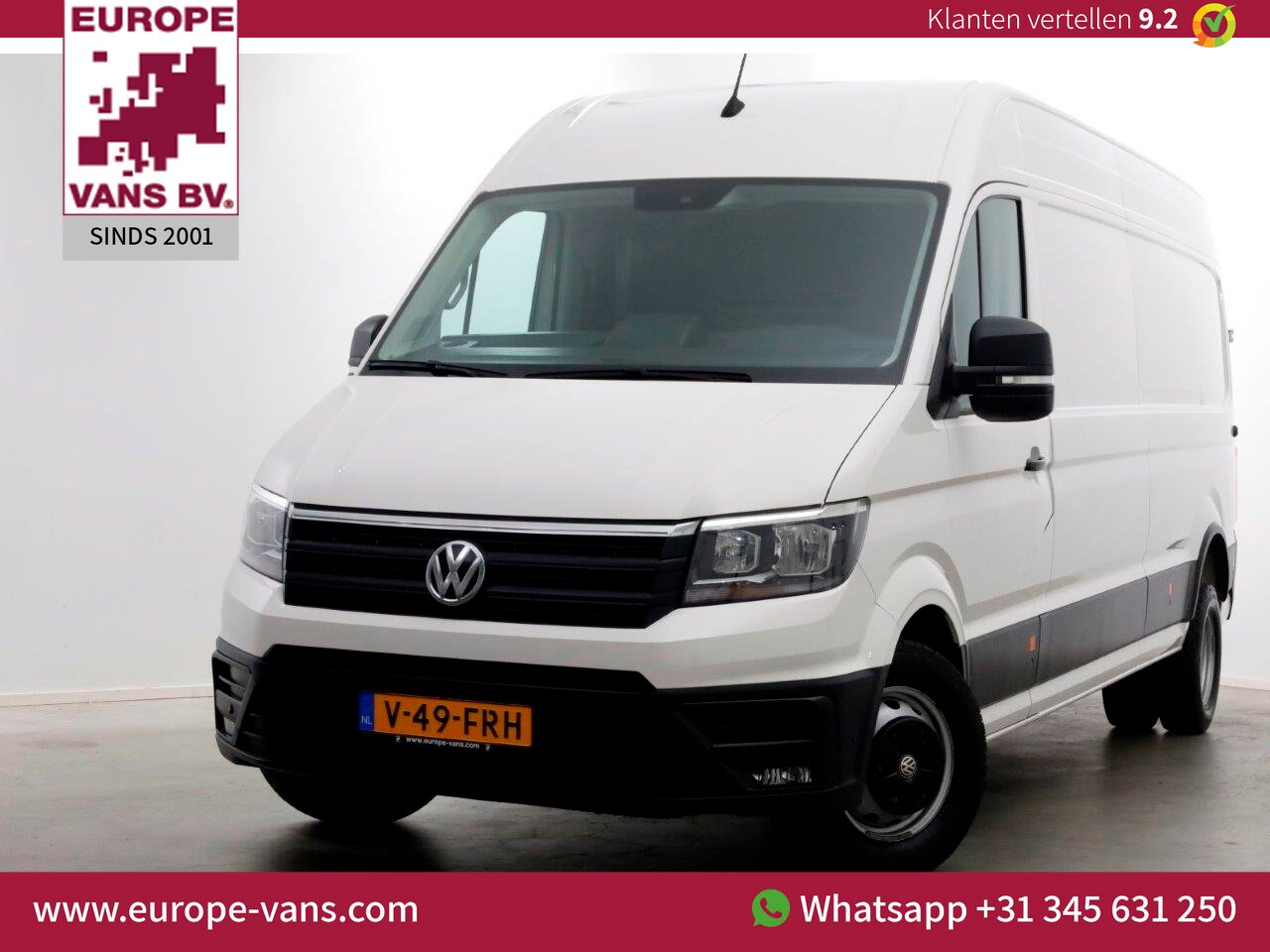 Volkswagen Crafter - 50 2.0 TDI 177pk L4H3 (L3H2) Dubbel lucht/Navi/Camera 10-2018 - AutoWereld.nl