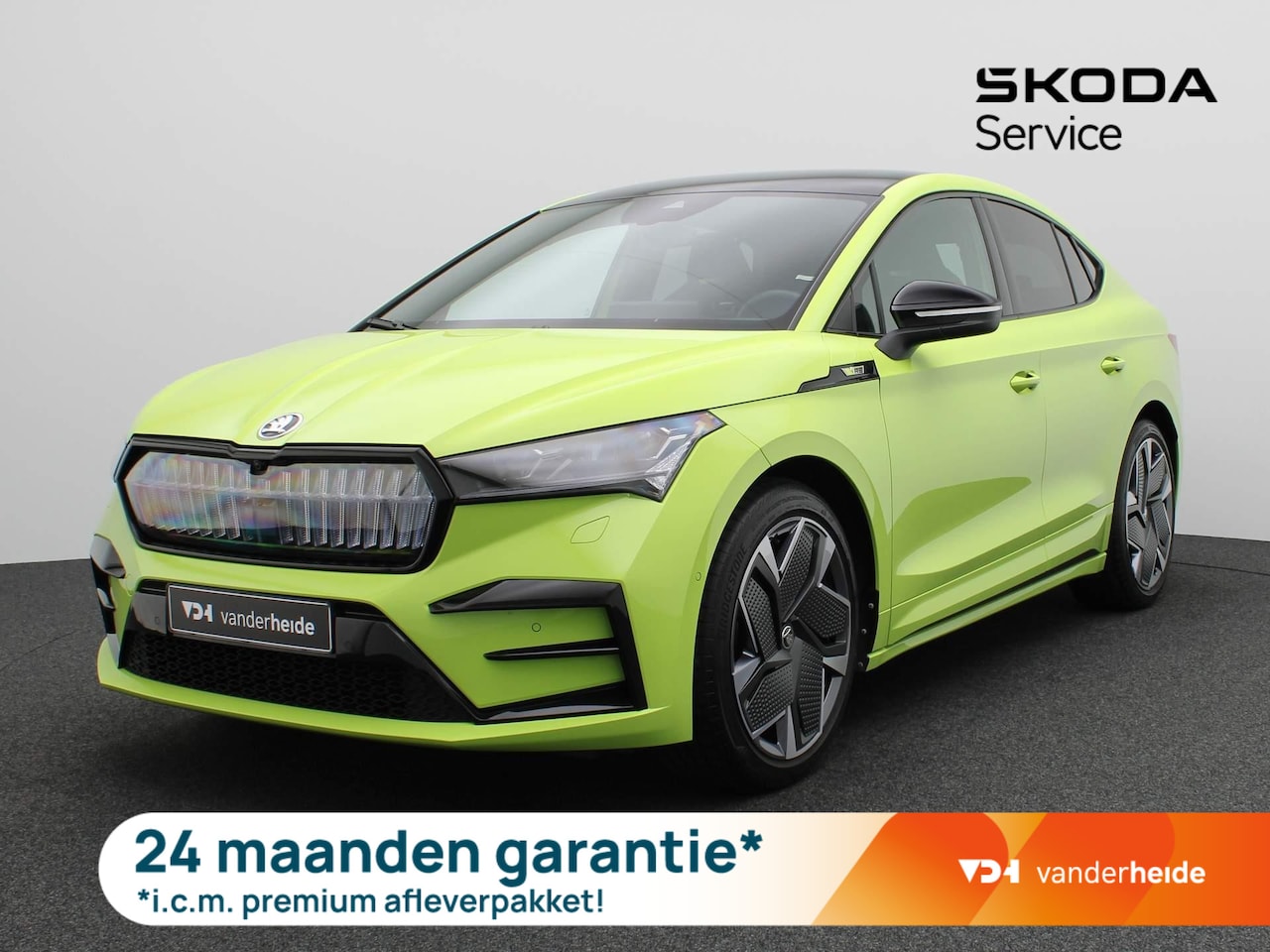 Skoda Enyaq Coupé iV - 80 RS 300PK Warmtepomp, panoramadak, stoelverwarming, keyless, virtual pedal, achteruitrij - AutoWereld.nl