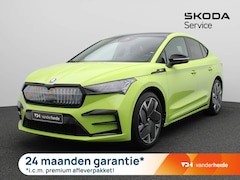 Skoda Enyaq Coupé iV - 80 RS 300PK Warmtepomp, panoramadak, stoelverwarming, keyless, virtual pedal, achteruitrij