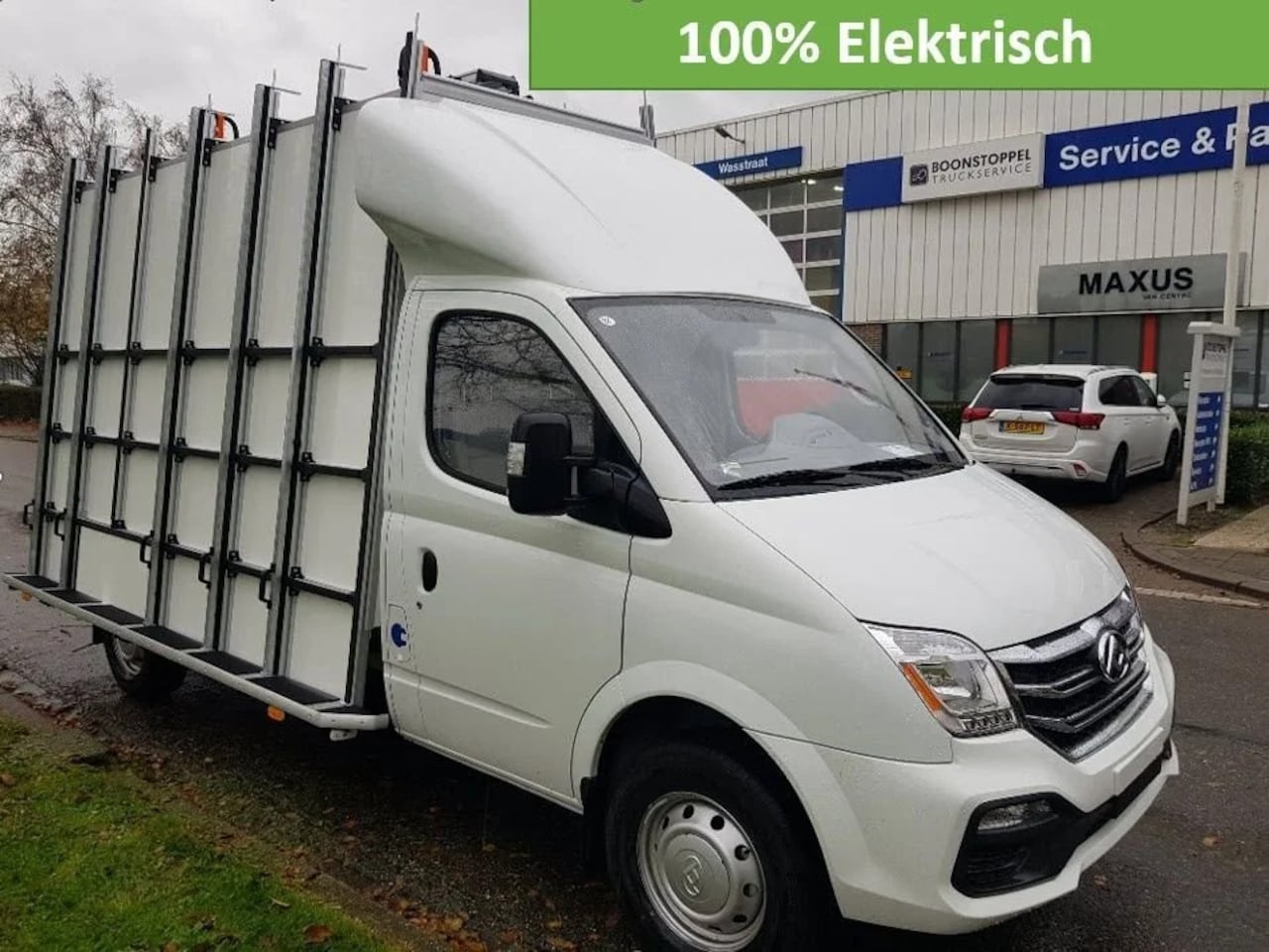 Maxus EV80 - Glasresteel voertuig 100% Elektrisch ! EV80 Chassis Glasresteel voertuig 100% Elektrisch - AutoWereld.nl