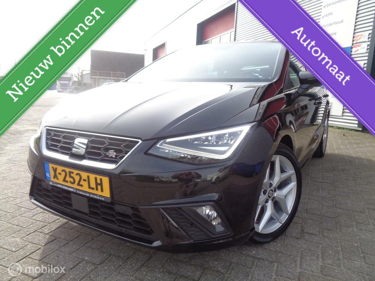 Seat Ibiza - 1.0 TSI FR Business/Airco/Ecc/Virtual cockpit/Carplay/Navi/Camera/AUTOMAAT/17'lm/1st eig - AutoWereld.nl