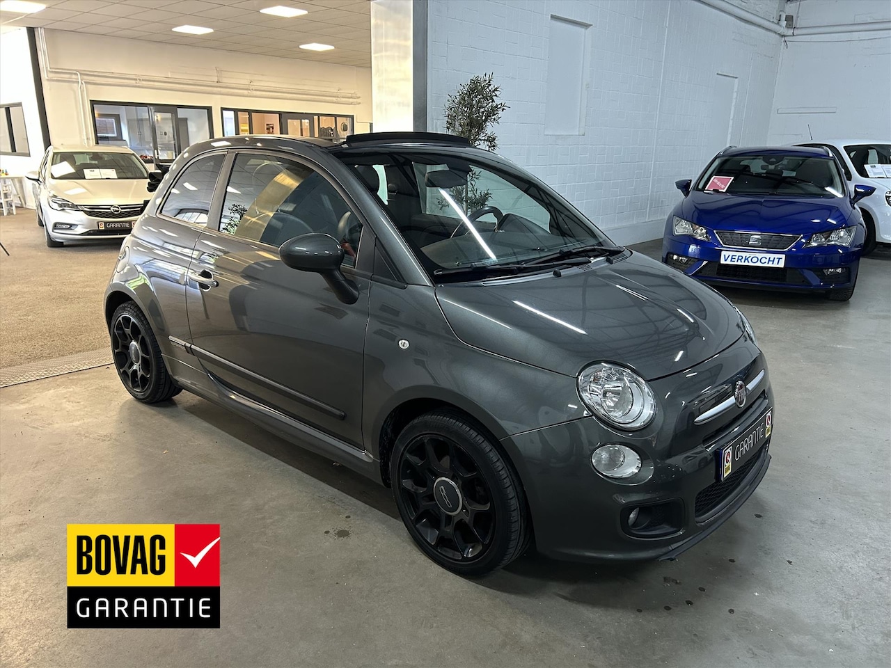 Fiat 500 C - Cabrio 80pk Twinair Turbo 500S / LEER / LMV - AutoWereld.nl