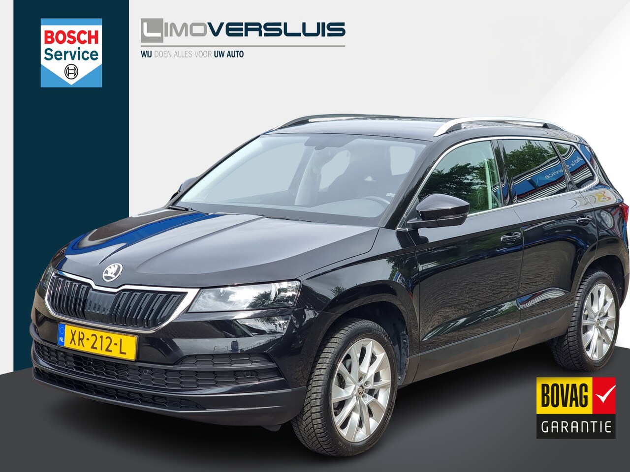 Skoda Karoq - 1.0 TSI Ambition Business Chroom | Trekhaak | Ad Cruise control | Clima | PDC V+A 12 mnd B - AutoWereld.nl