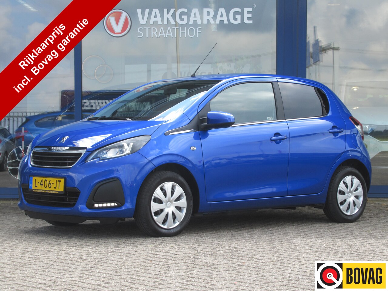 Peugeot 108 - 1.0 e-VTi Active 1.0 e-VTi Active 5-Drs, Carplay + Android Auto / Camera / Airco - AutoWereld.nl