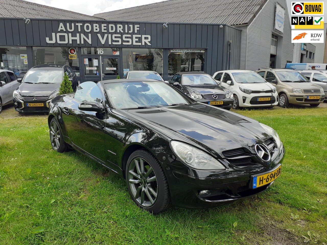 Mercedes-Benz SLK-klasse - 200 K. * NAV*AUTM*LEER* - AutoWereld.nl