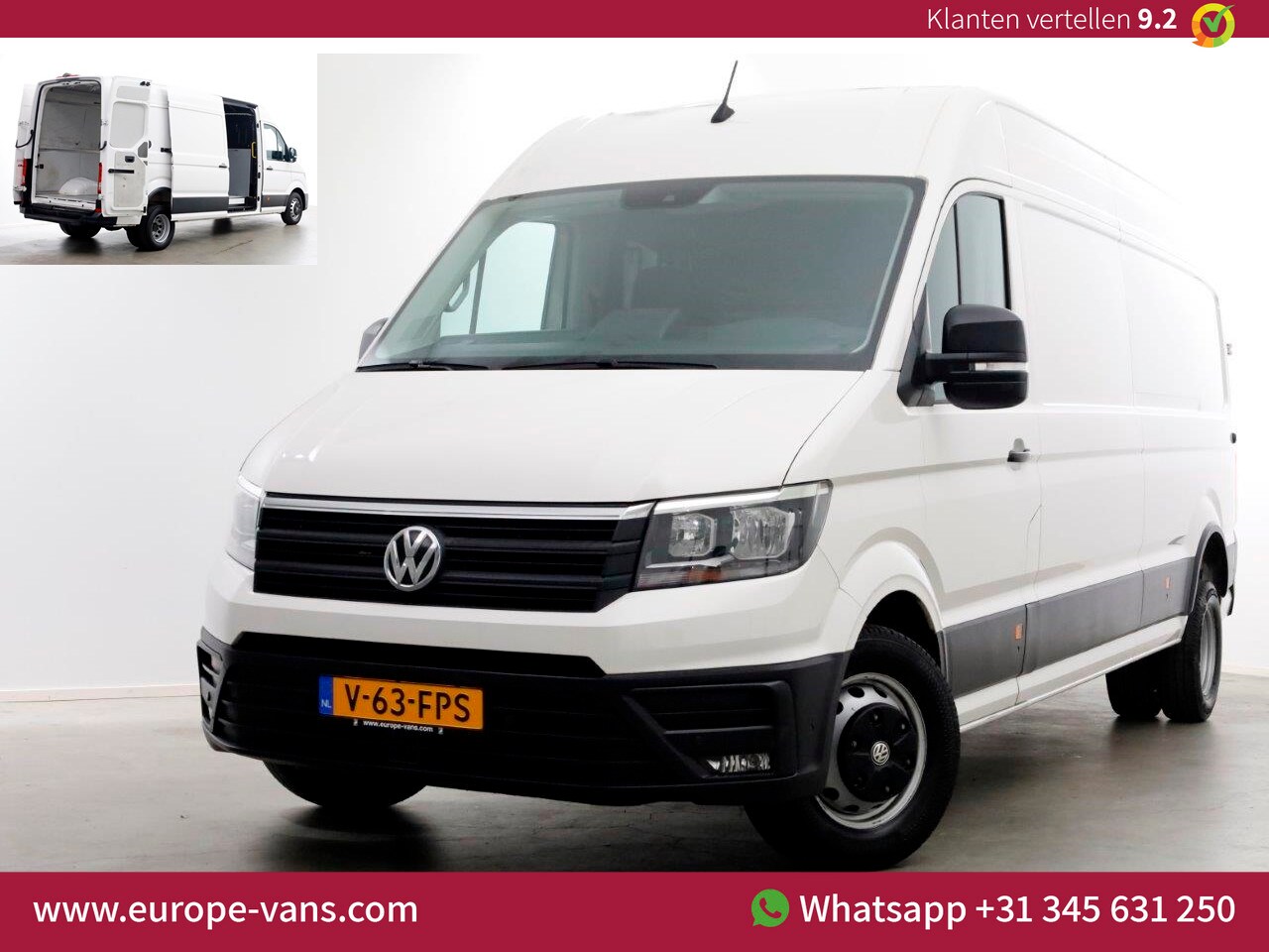 Volkswagen Crafter - 50 2.0 TDI 177pk E6 L4H3 (L3H2) Maxi Airco/Navi/Camera 08-2018 - AutoWereld.nl