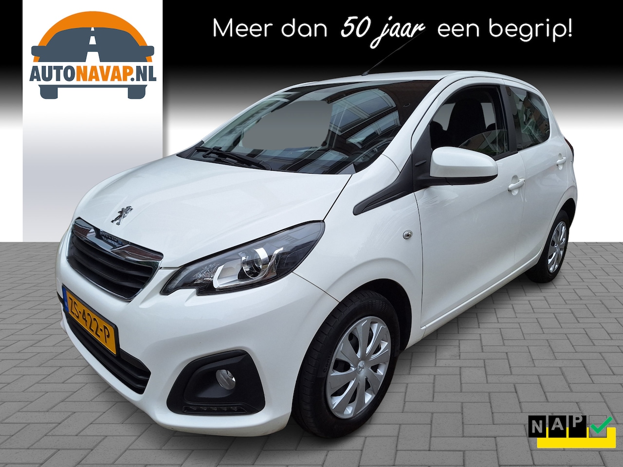 Peugeot 108 - 1.0 e-VTi Active 5Drs /Airco/Bluetooth/Led/NAP/Garantie - AutoWereld.nl