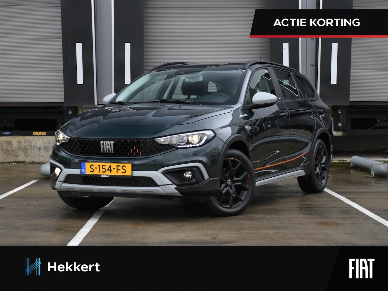 Fiat Tipo Stationwagon - Cross Garmin 1.5 Hybrid 130pk Automaat APPLE | STOELVERWARMING | DRAADLOOS OPLADEN | 17''L - AutoWereld.nl