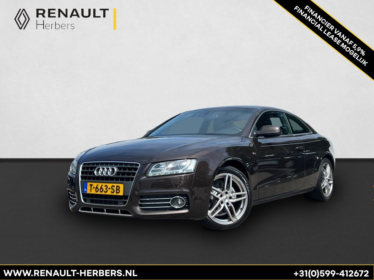 Audi A5 Coupé - 2.0 TFSI Pro Line S-LINE / AIRCO / CRUISE - AutoWereld.nl